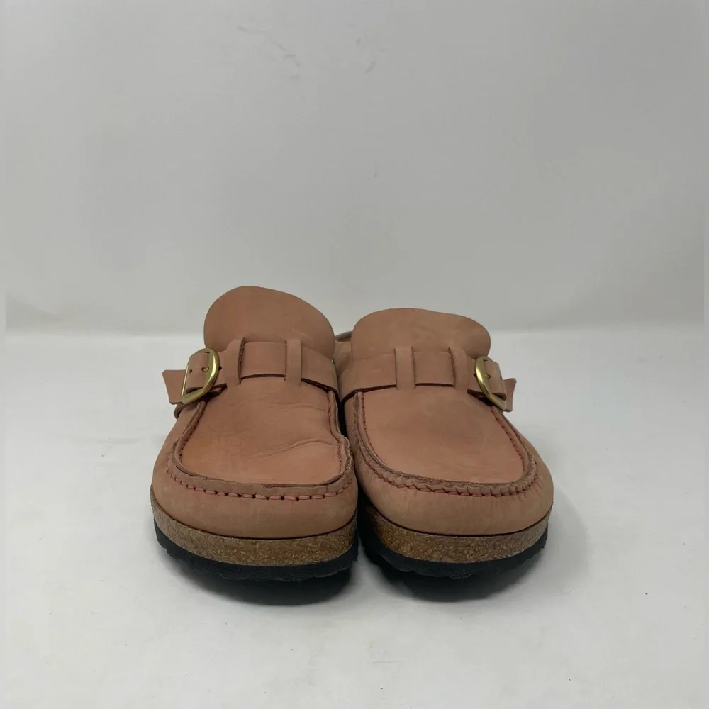 Birkenstock Women Leather Buckley Clog Mules Shoes Size 40 - Picture 2 of 9